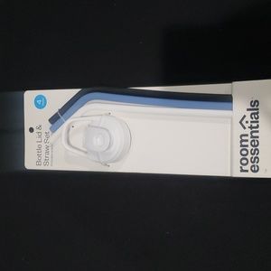 🤯3/$12 Room Essentials Bottle Lid & Straw Set NWT
